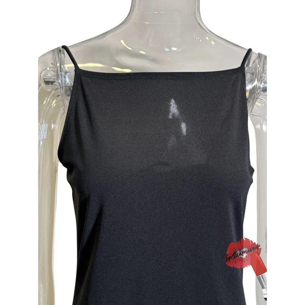 Vintage‎ Pulse Mini Dress Large Black Whimsigoth Party Beaded Cocktail - Picture 4 of 12